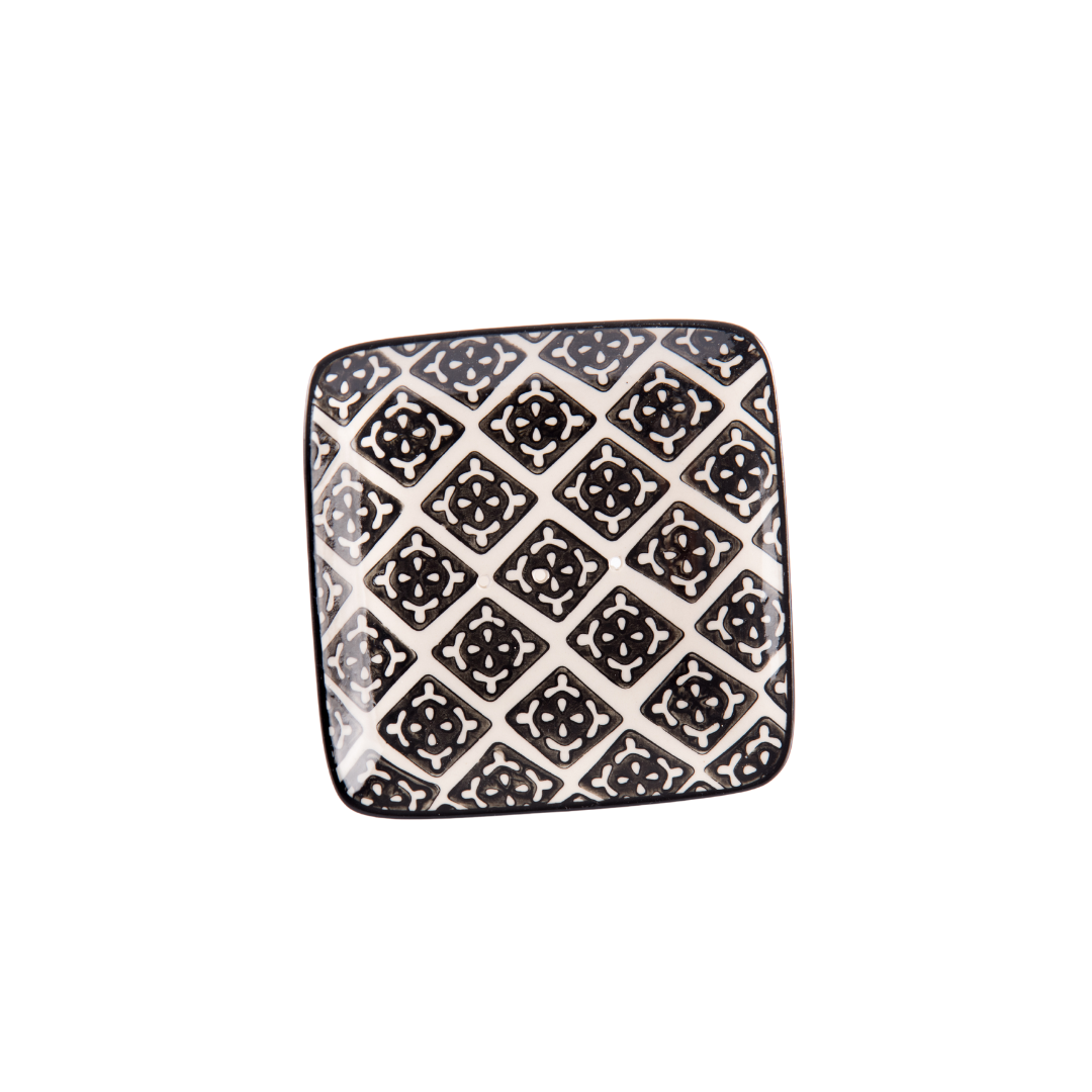 Soap dish black Sq, NYONS