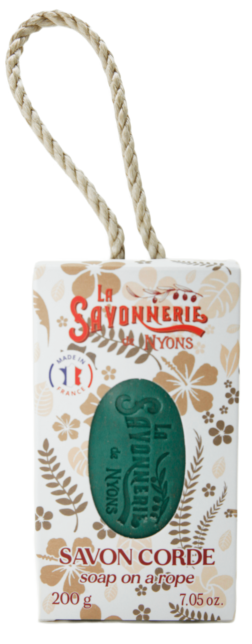 Soap on a string 200g "Exfoliating Olive Kernel", NYONS