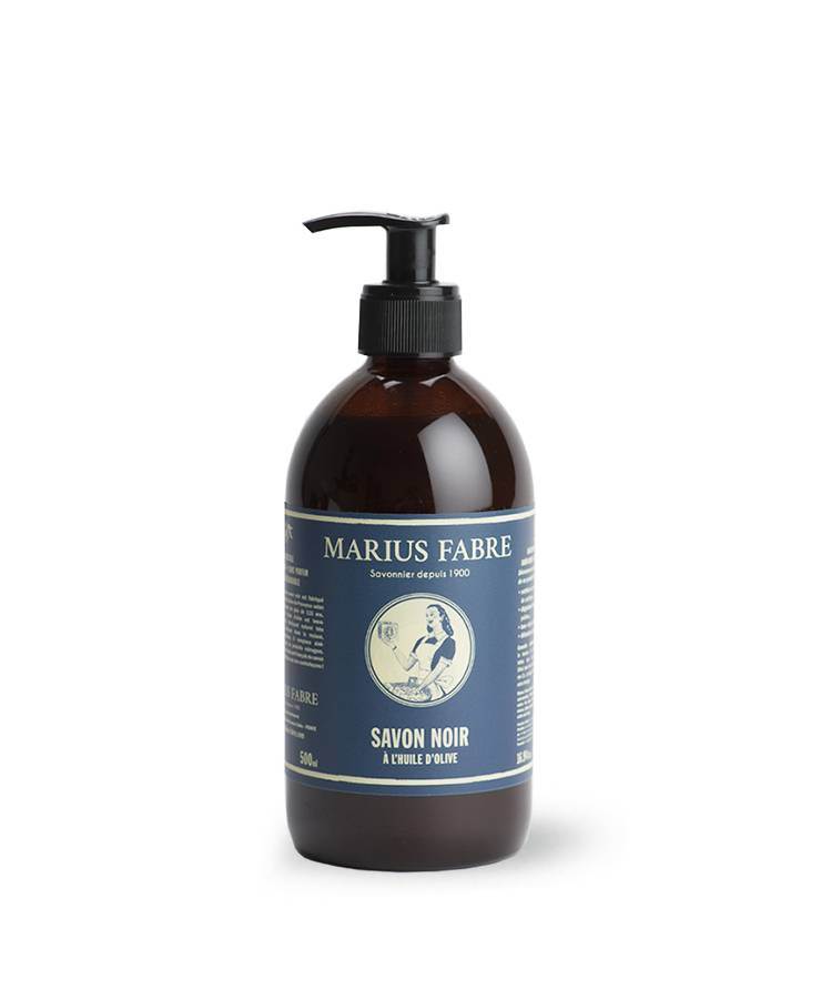 Black cleansing liquid soap 500ml (hypoallergenic) BLACK SOAP LIQUID, Marius Fabre