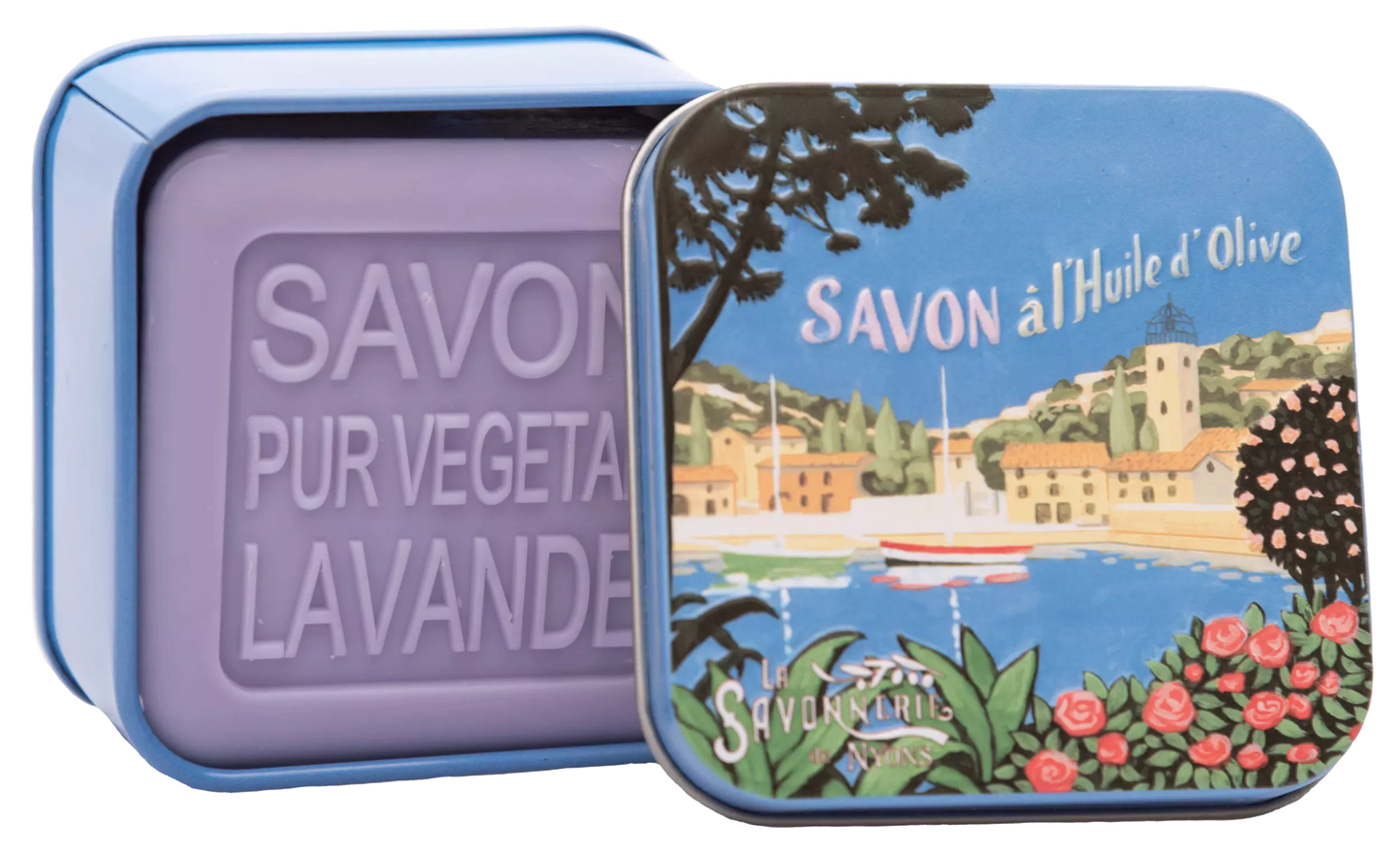 Mydlo 100g v plech.kr. "CÔTE D'AZUR Marina" - Lavender, NYONS