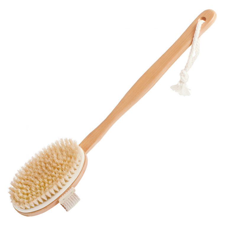 Wooden bathroom brush