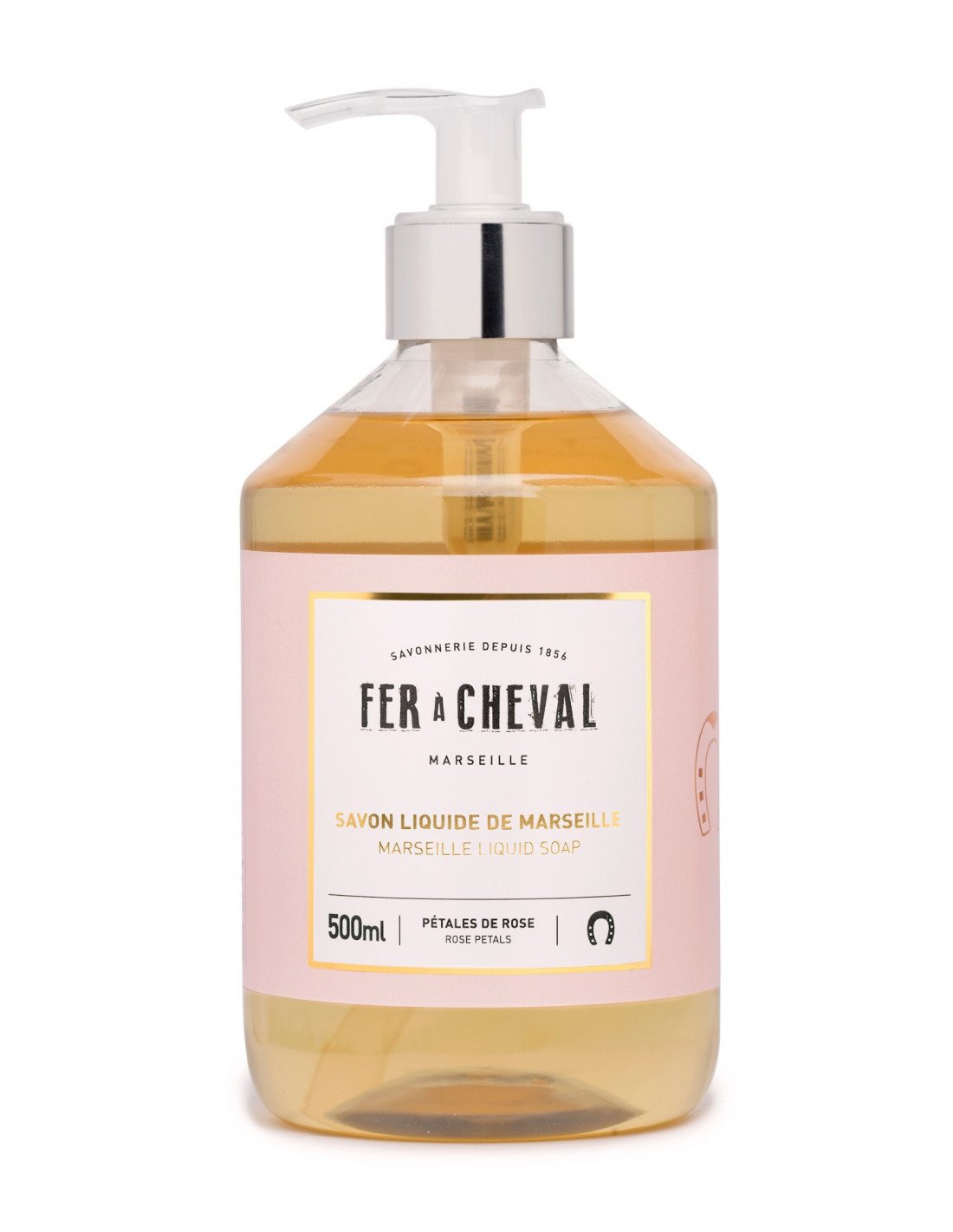 Marseille Liquid Soap Rose Petals 500ml, FAS