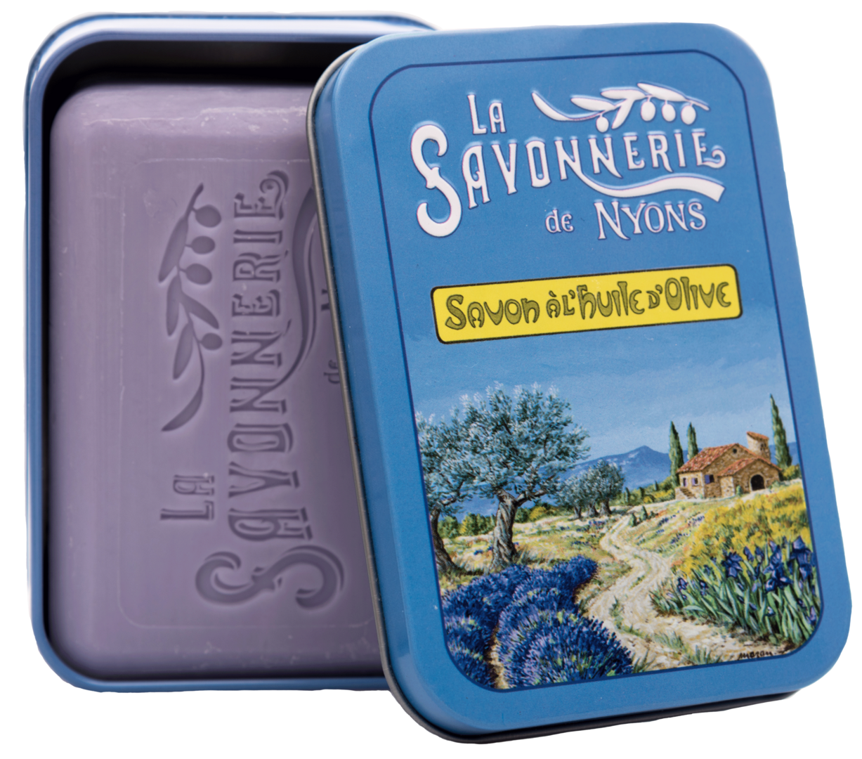 Mydlo 200g v plech.kr. "Paysage Provençal" - Lavender, NYONS