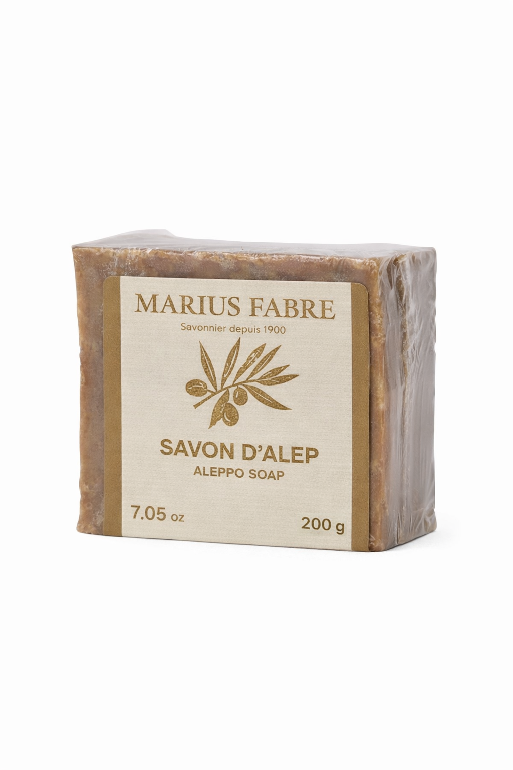 Soap Aleppo 200g Olive oil + 3% Bay laurel oil, Marius Fabre
