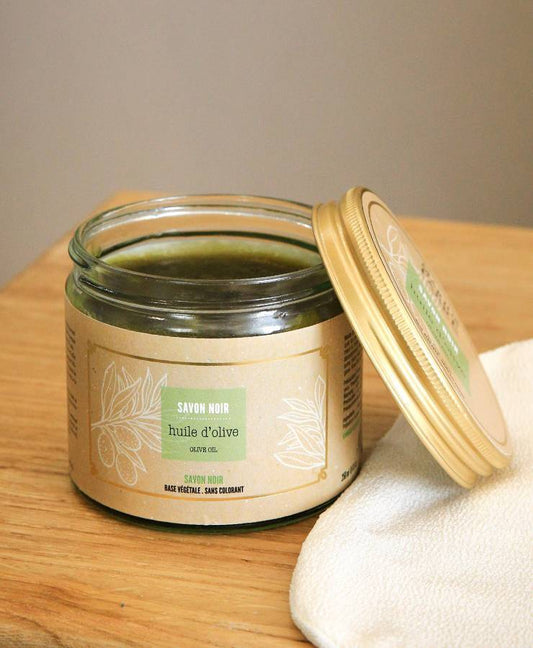 Olive oil black soap for the body 250g Marius Fabre
