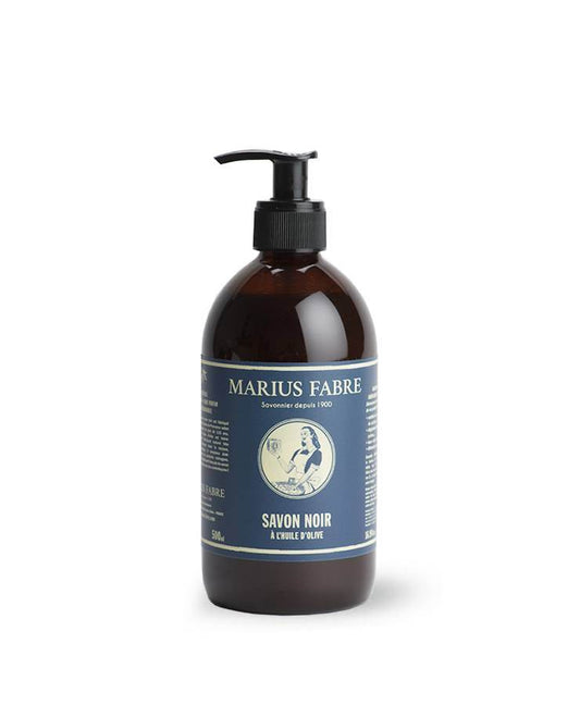 Black cleansing liquid soap 500ml (hypoallergenic) BLACK SOAP LIQUID, Marius Fabre