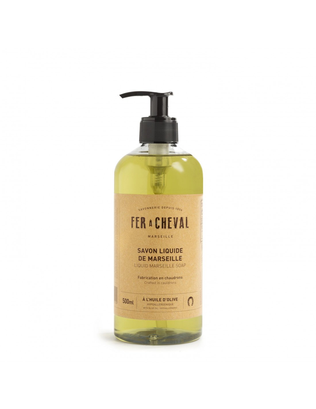 Liquid soap/shower gel - 500ml Olive Fer à Cheval
