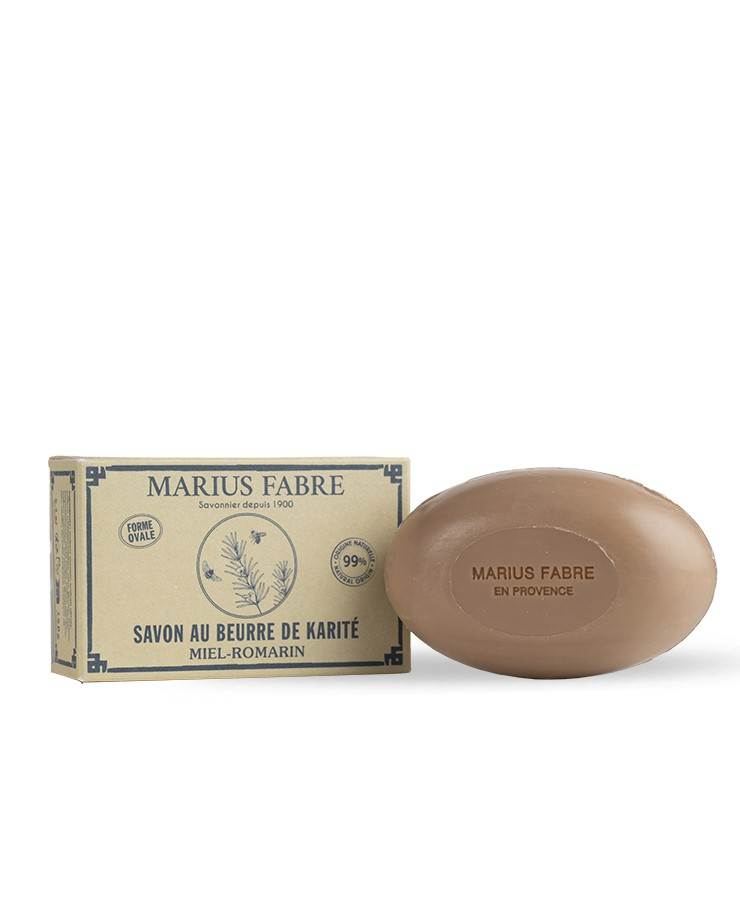 Tuhé mydlo s vôňou medu a rozmarínu 150 g, bez palmového oleja, Marius Fabre