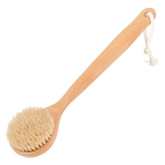 Bath brush oval, wooden