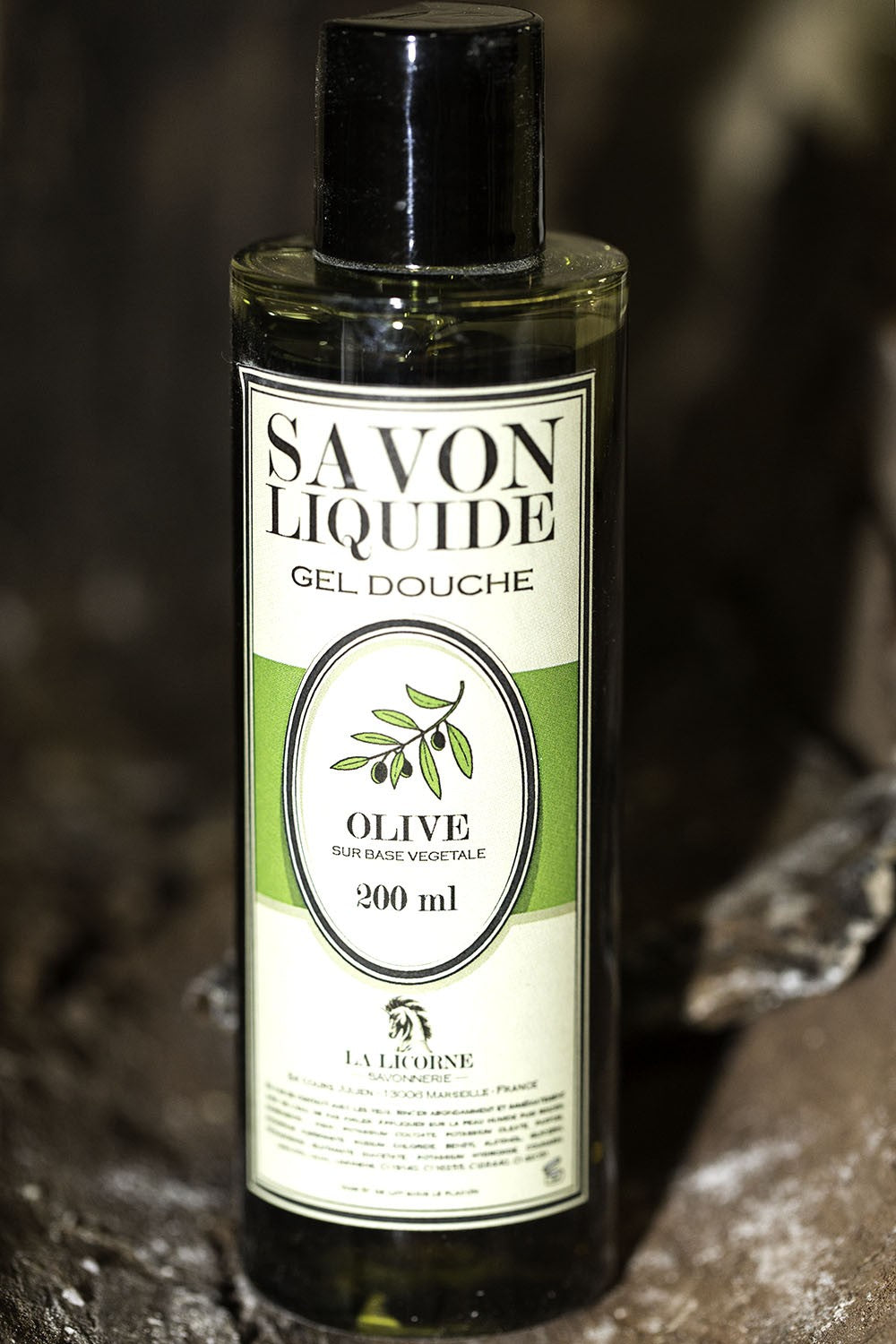 Liquid soap/shower gel - 200ml Olive