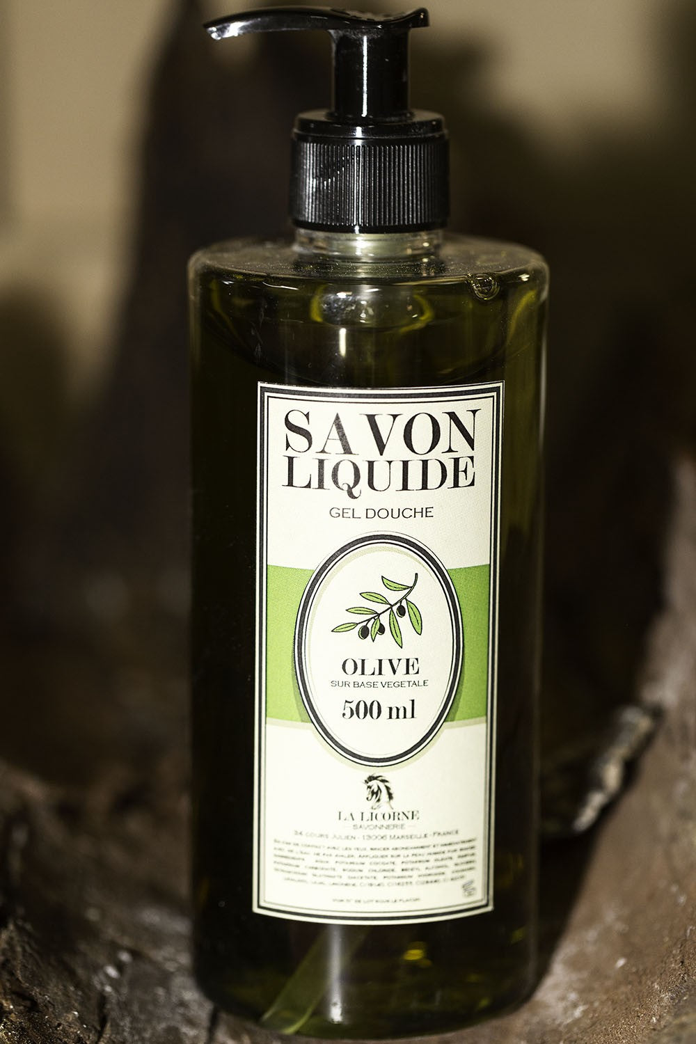 Liquid soap/shower gel - 500ml Olive