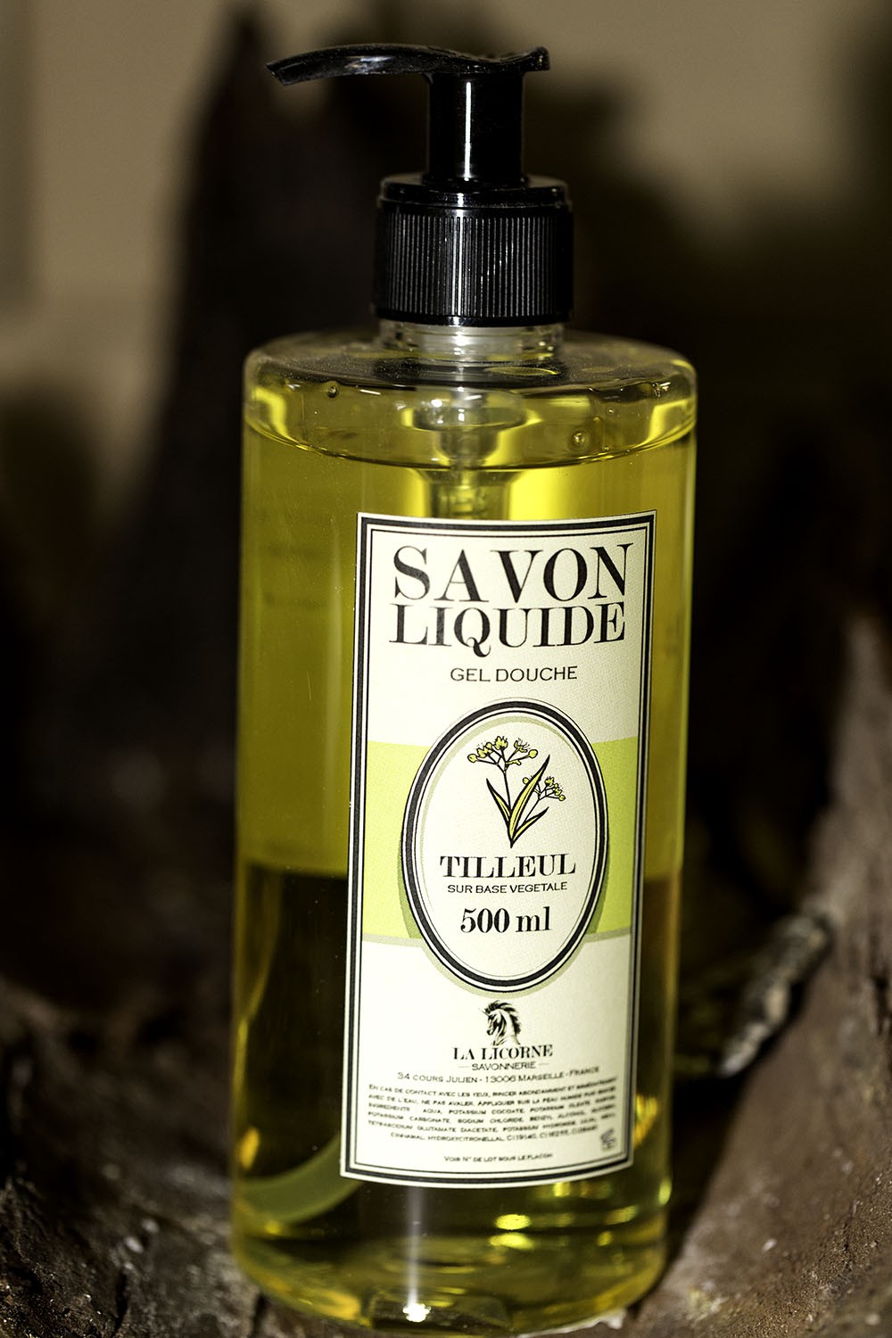 Liquid soap/shower gel - 500ml Tilleul