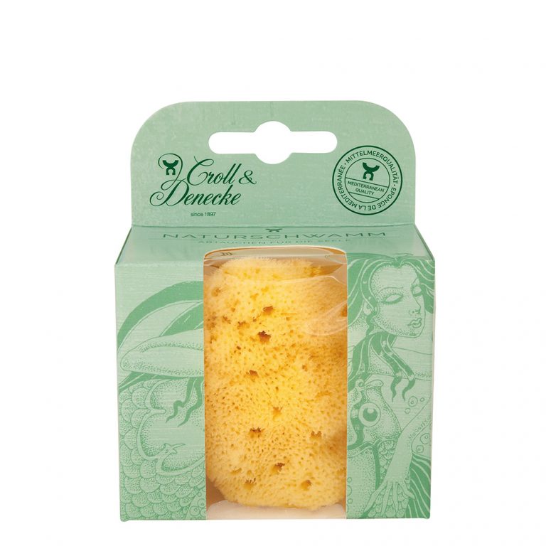 Natural silk sea sponge "S", box