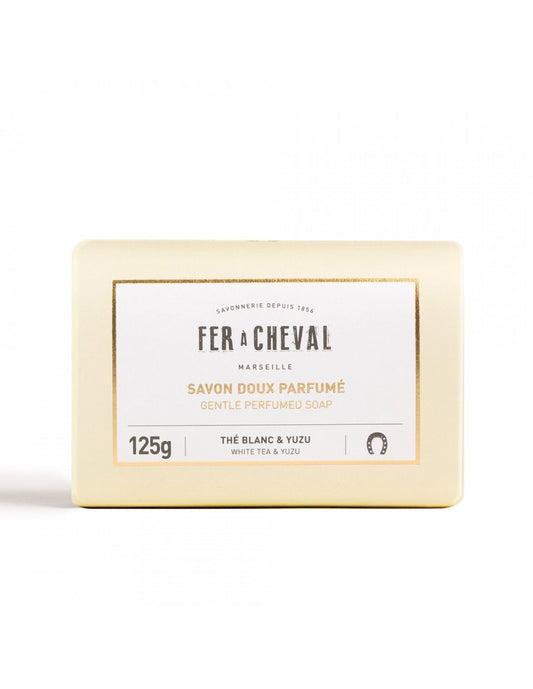 Soap 125g WHITE TEA & YUZU with sweet almond oil and shea butter, FAS