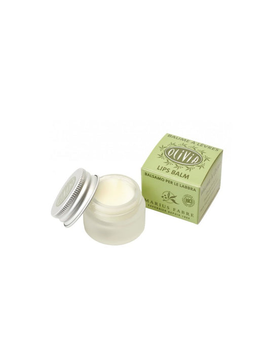 Certified organic lip balm from olive oil and shea butter 7ml, MF