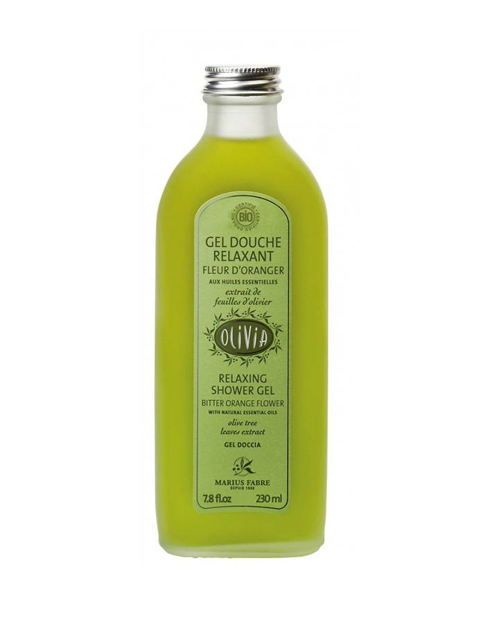 Certified organic relaxing shower gel, with olive oil 230 ml, MF